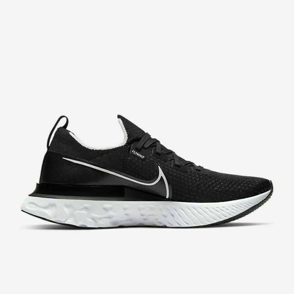 Nike React Infinity Run Flyknit CD4371-002 Black White Running Shoes Mens NEW main image 8